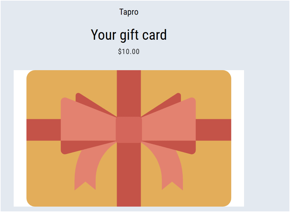 What is a TAProcard.com Gift Card? - Tapro