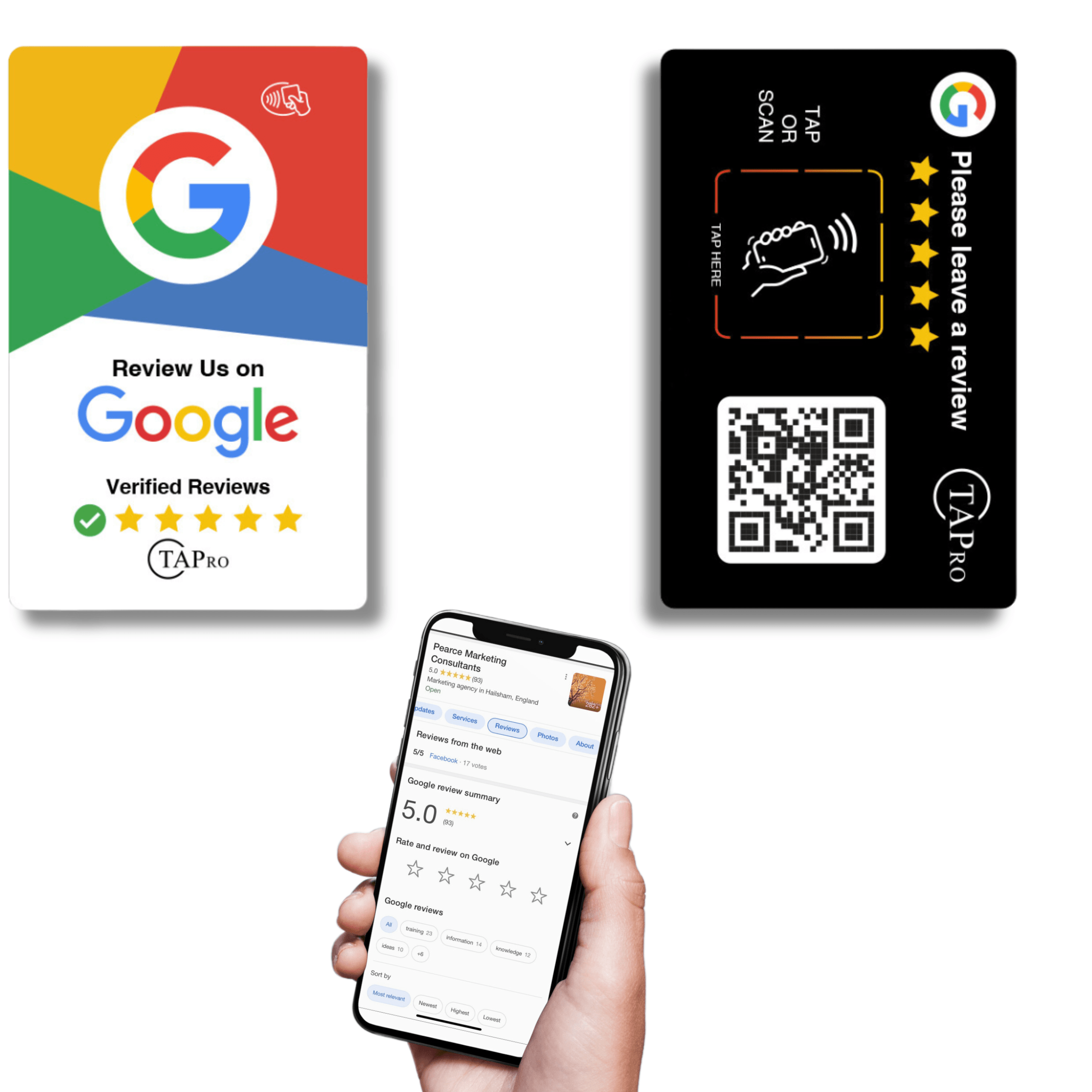 TAPro Google Review Cards - Effortless Customer Engagement for Your Business - Image 1