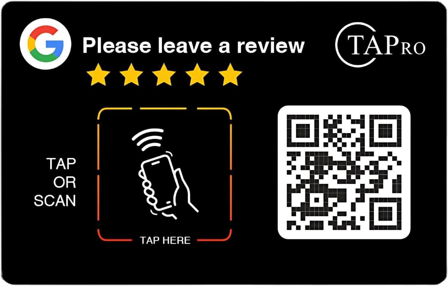 TAPro Google Review Cards - Effortless Customer Engagement for Your Business - Image 2