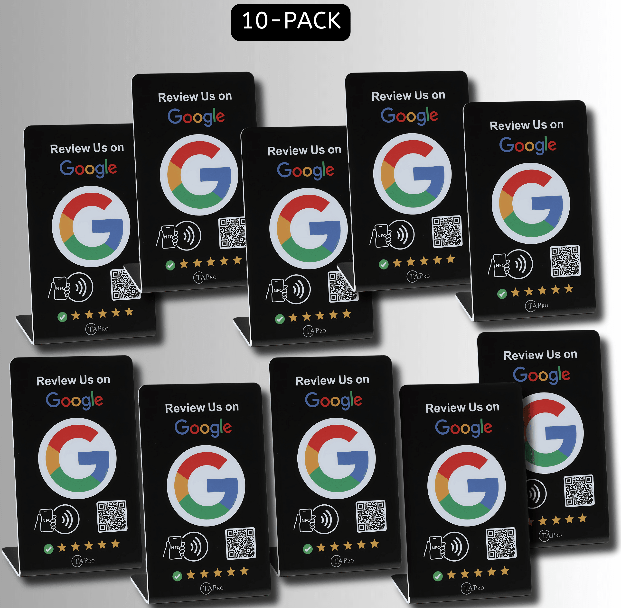 Google Review Stands-Cards (10-Pack) - Image 2