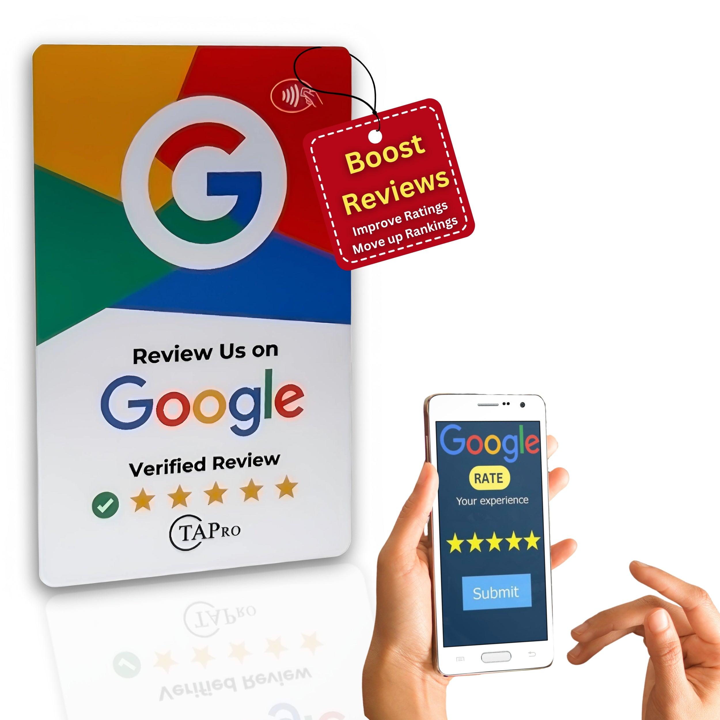 Elevate Your Business with TAPro Google Review Cards - Tapro