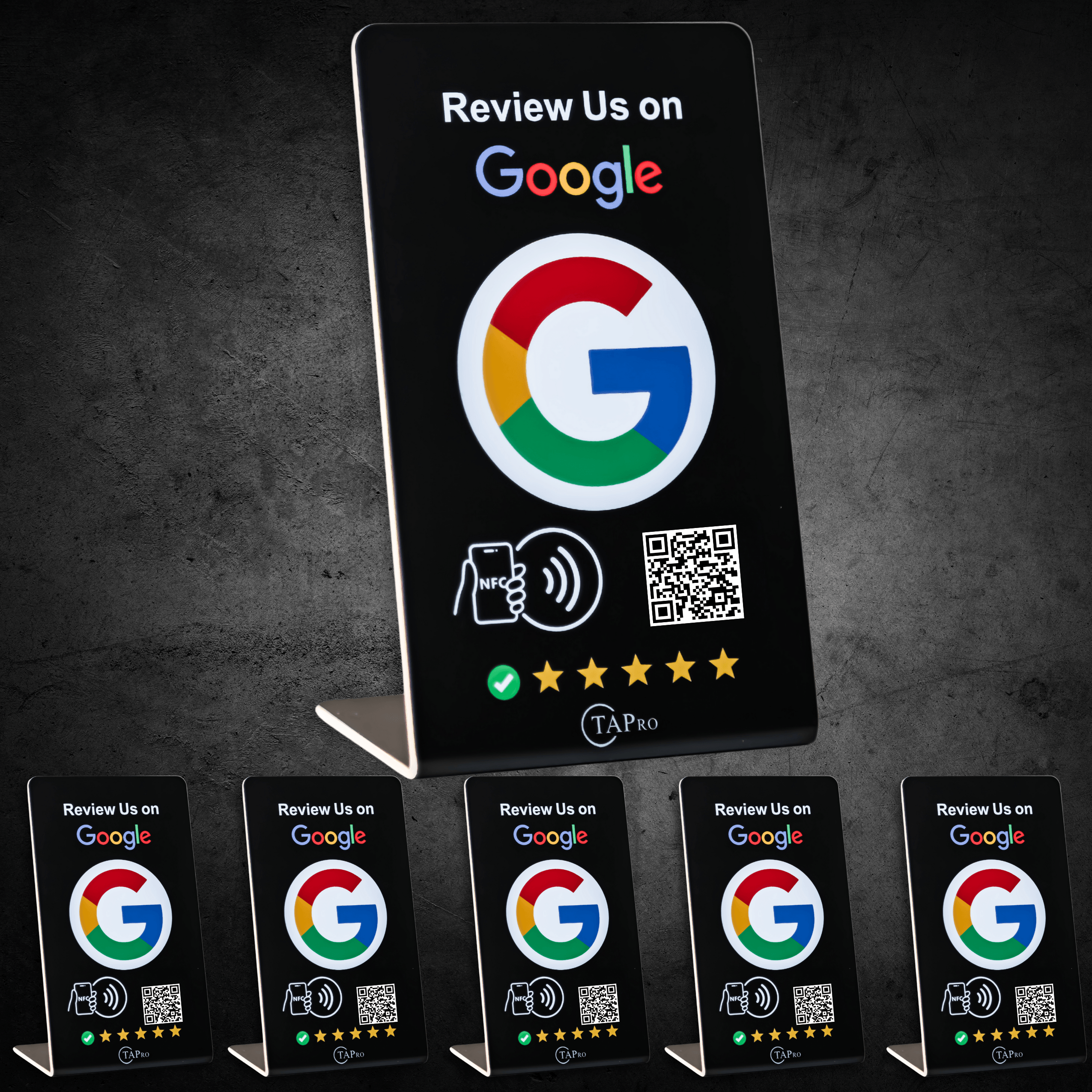 TAPro Google Review Cards, Stands, Stickers & Buttons – Boost Your Business with Easy Reviews - Tapro