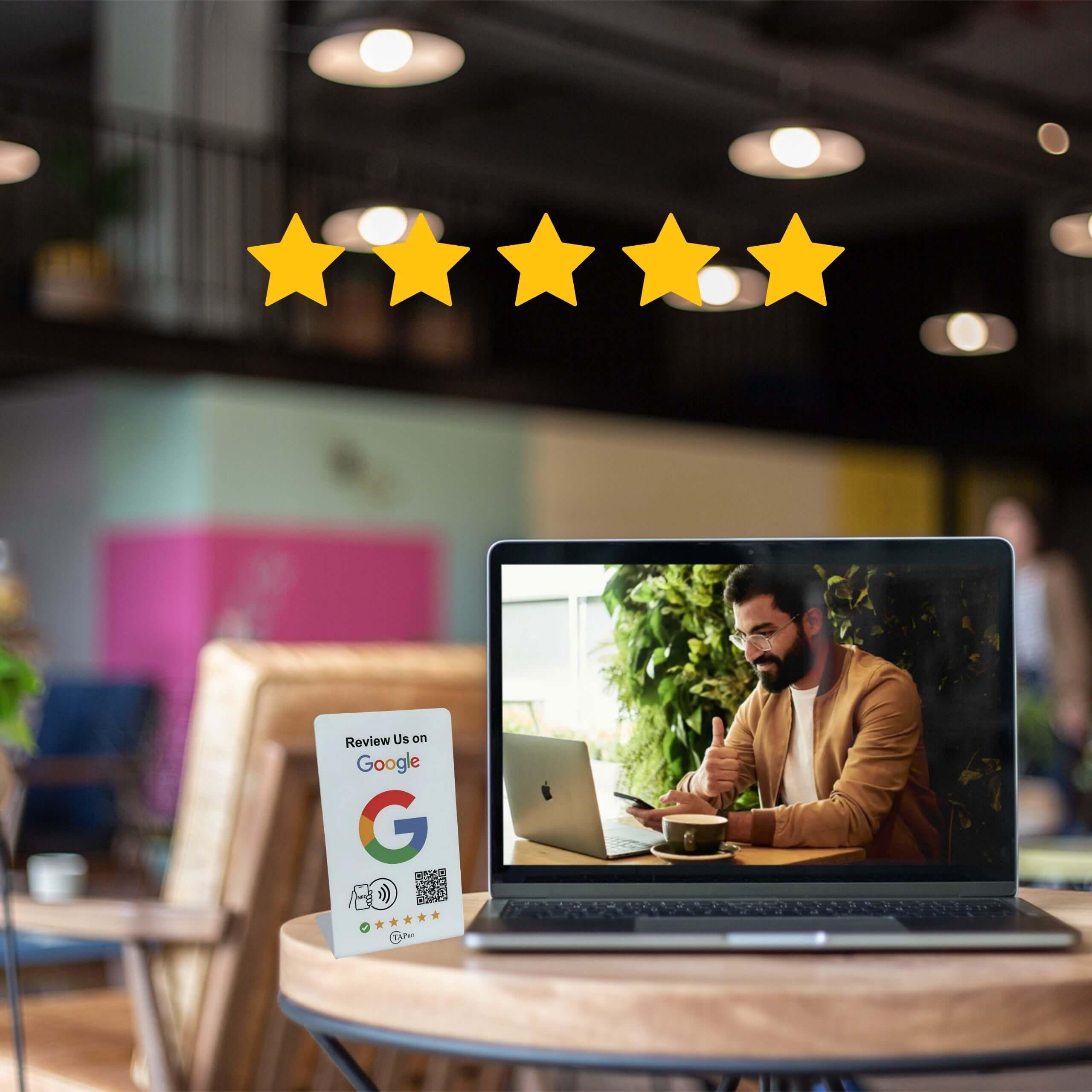 NFC Google Review Stands – Easy, Instant Feedback for Businesses! Boost Your Google Reviews with Our NFC Online Review Stands - Tapro