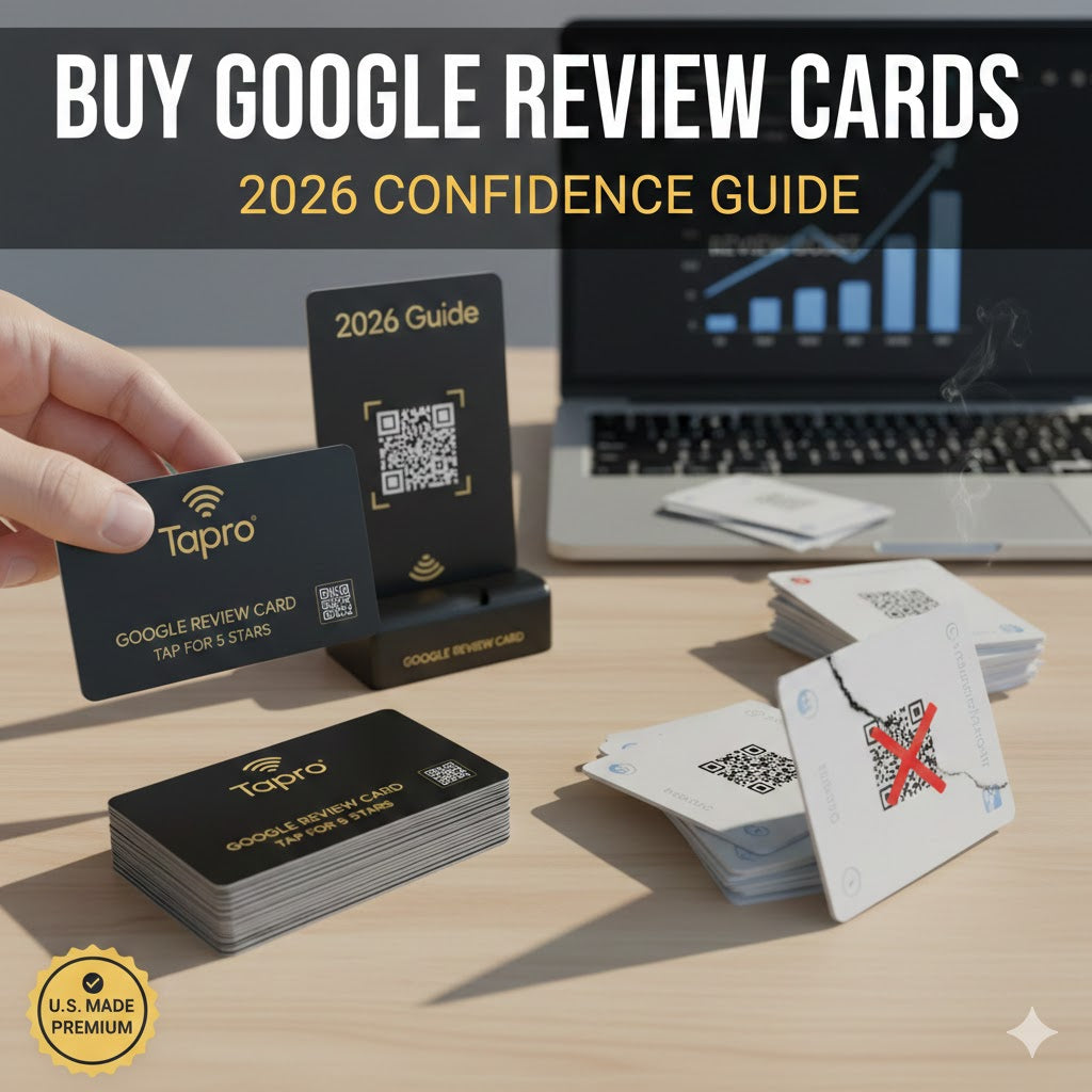 Buy Google Review Cards premium NFC chip quality