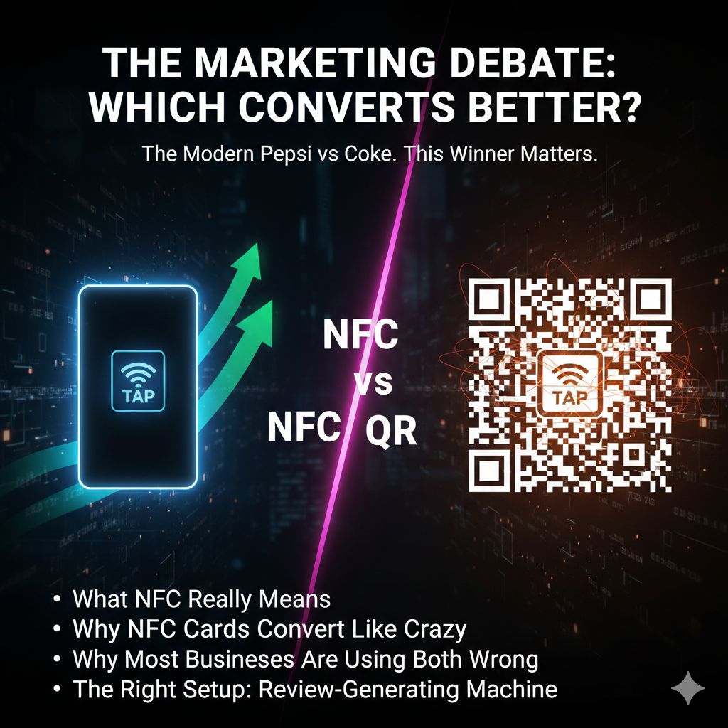 NFC Cards vs QR Codes: Which Converts Better? | Full Conversion Breakdown & NFC Guide