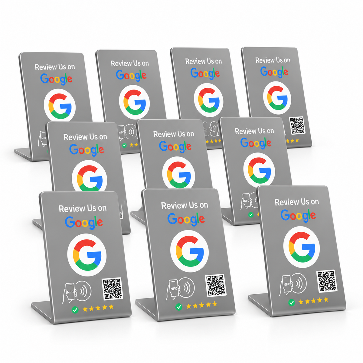 Google Review Stand - NFC & QR Code, Tap To Review System