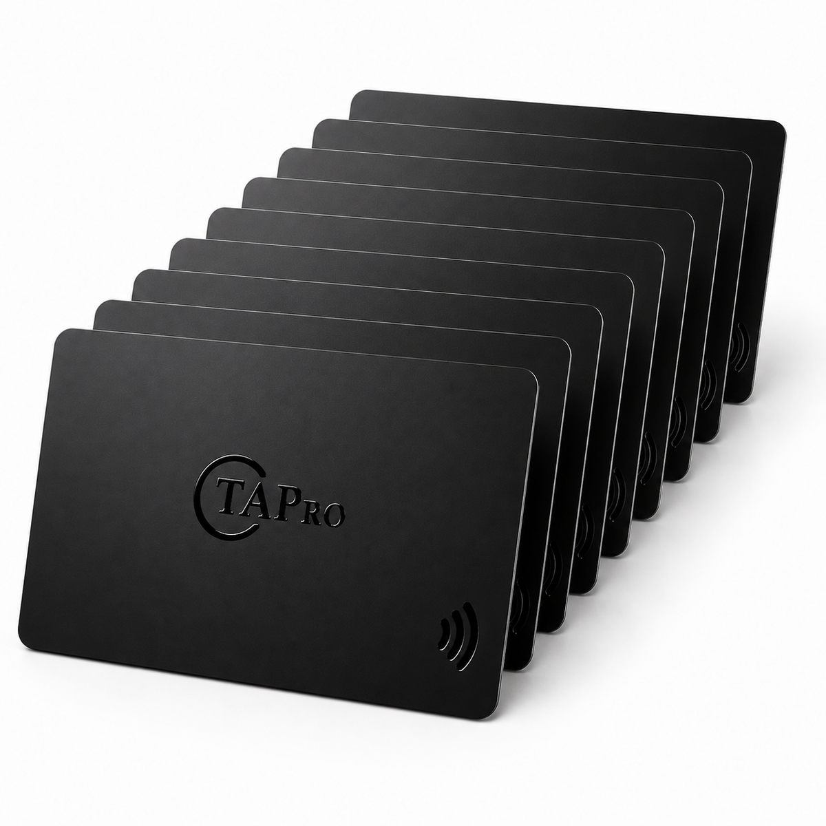 Digital NFC Business Card - Matte Black One-Tap Contactless Share