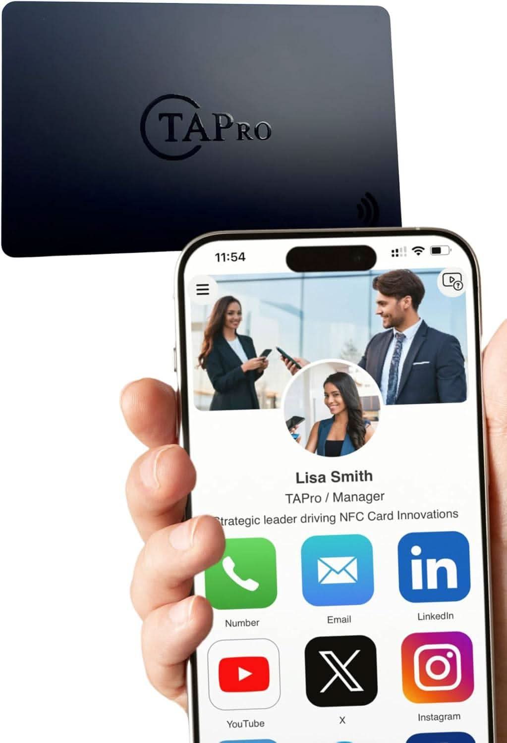 NFC Business Card & Google Review Card Set (3-Cards) - Tapro