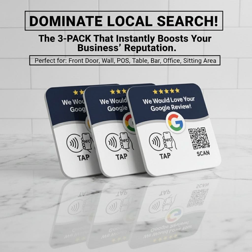 BestGoogleReviewPlatePlaqueNFCQRCodefromTAProCards_8 - TAPro