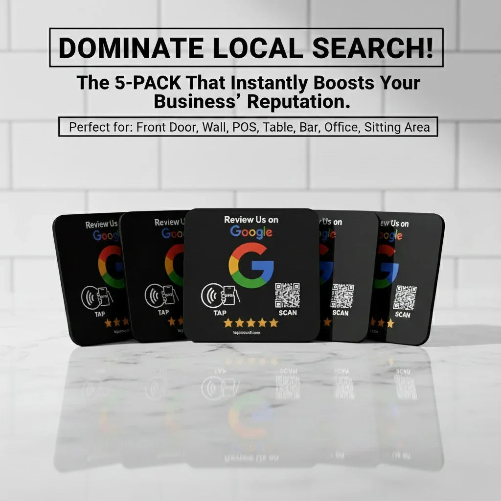 Google Review Plaque — NFC Tap to Review | TAPro