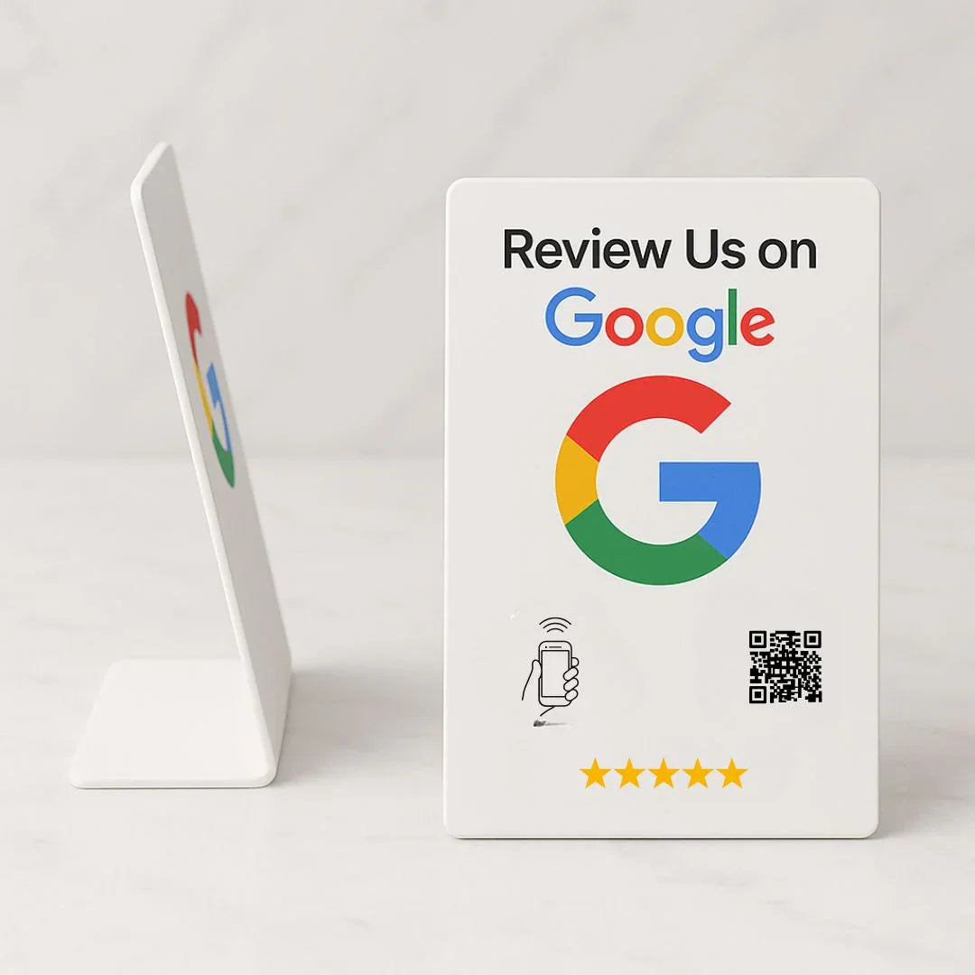 NFC Google Review Stand – Tap & QR Code | Boost 5-Star Reviews Instantly | No Fees - Image 14