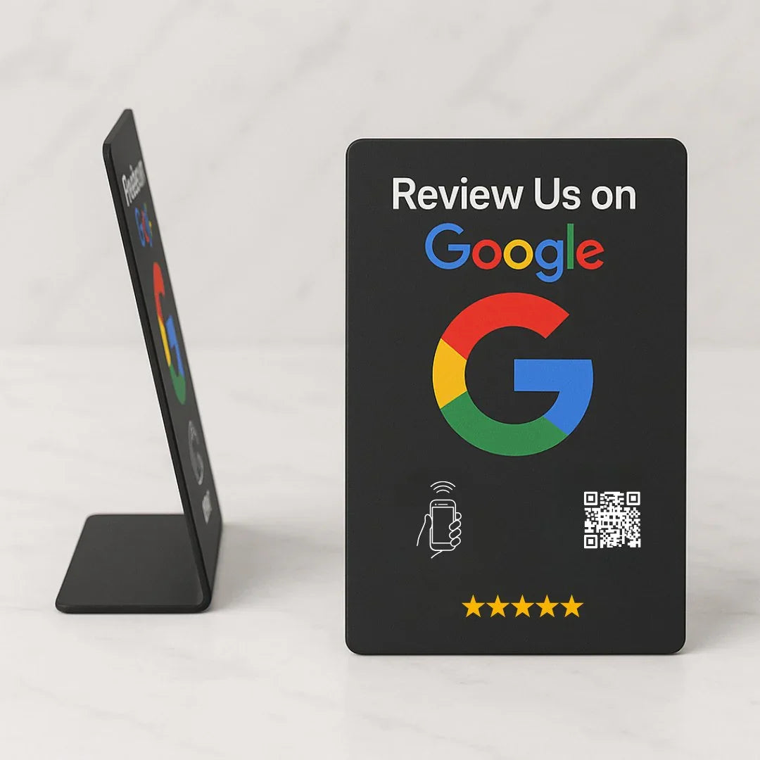 NFC Google Review Stand – Tap & QR Code | Boost 5-Star Reviews Instantly | No Fees - Image 12
