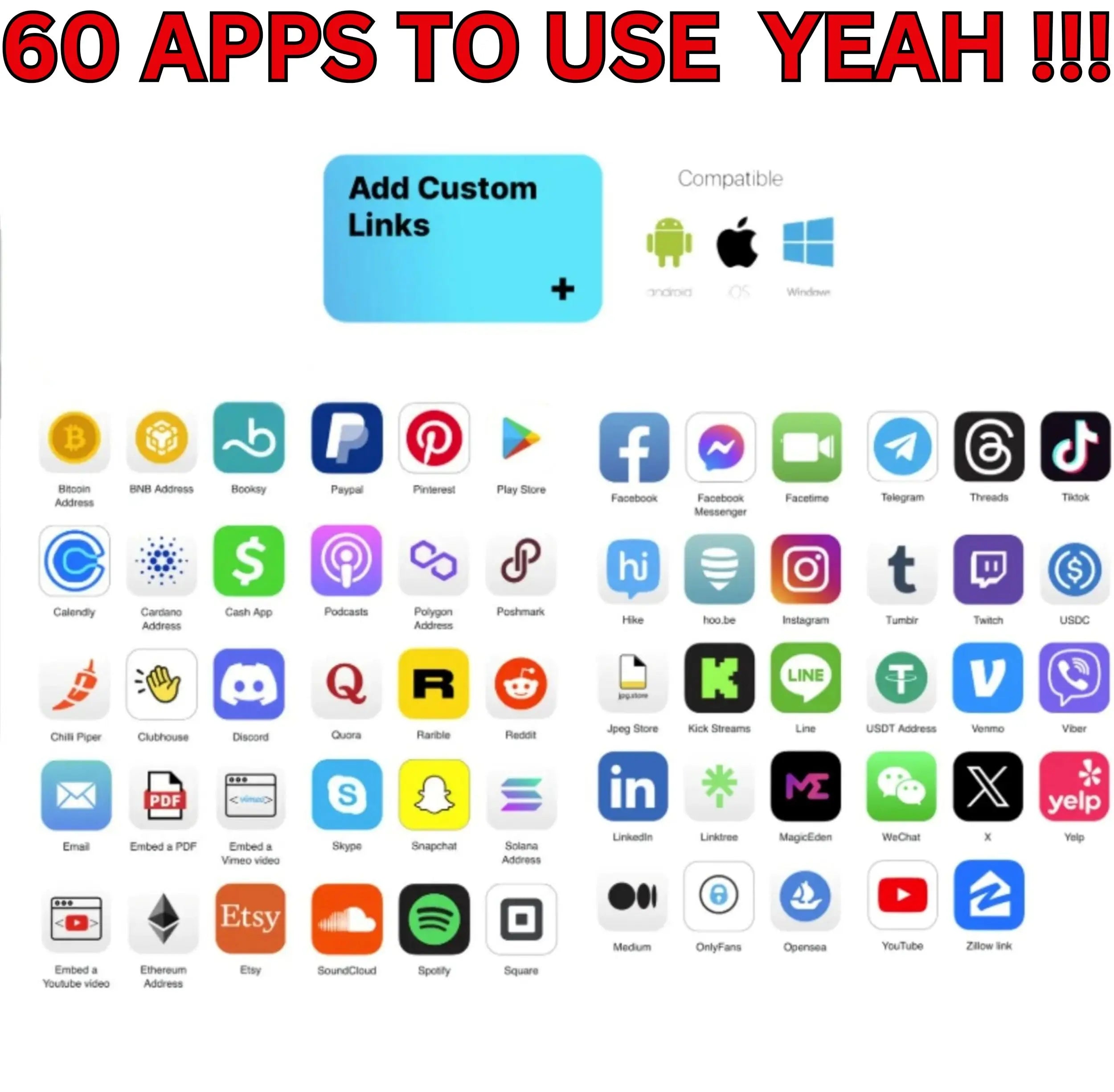 Programmable Smart Business Card for iPhone and Android Compatibility — Targets the most common mobile search terms.