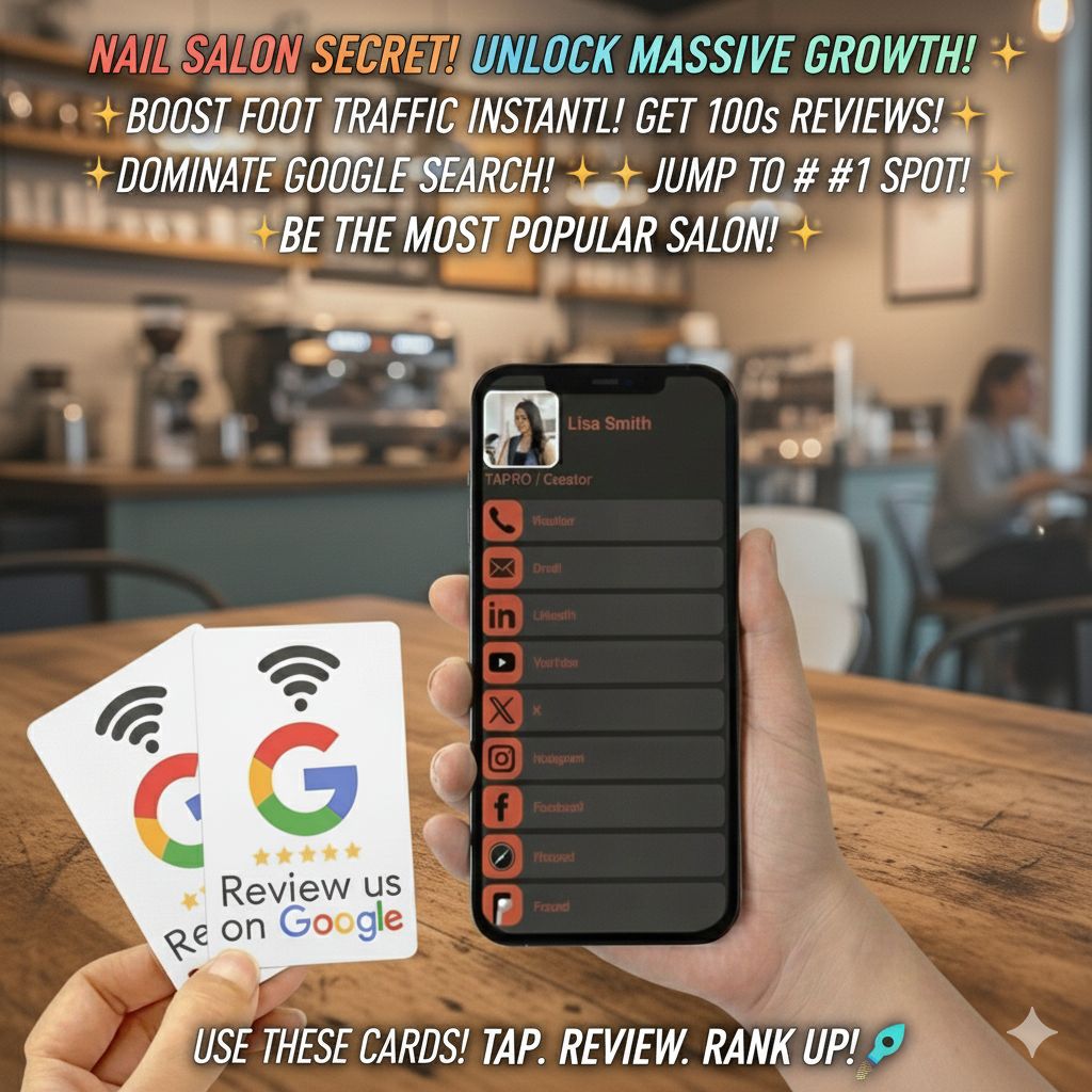 Google Review NFC Cards –(1-Pack)Premium Edition: TAPRO NFC Cards - Image 7