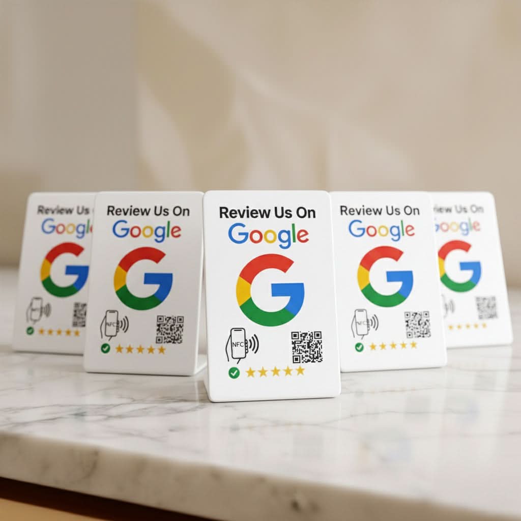 Google Review Stand – Customizable, NFC & QR Code, NTAG215 Chip, Tap to Collect 5-Star Reviews | TAPro - Image 27