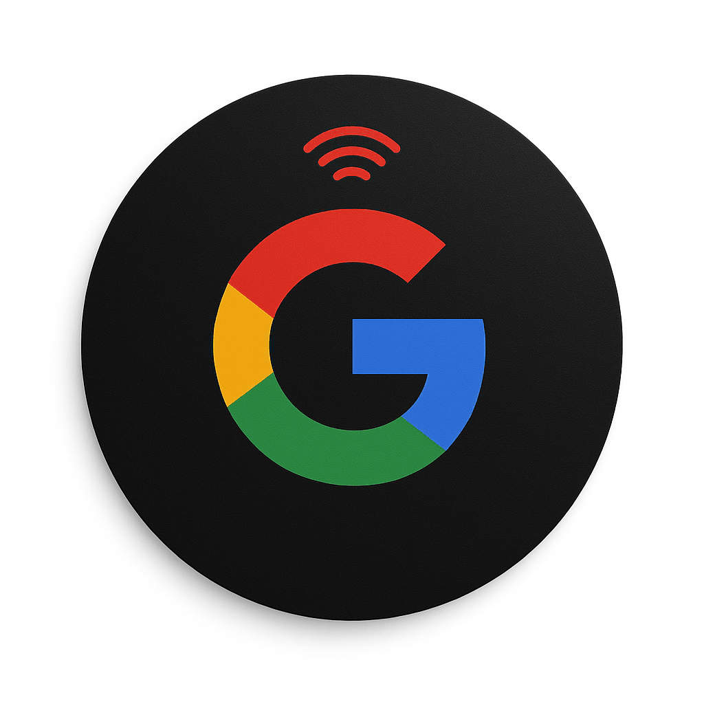 Review Tap Tag Button | Small NFC Review Sticker | 1.5 Inch 3M Adhesive - Tapro