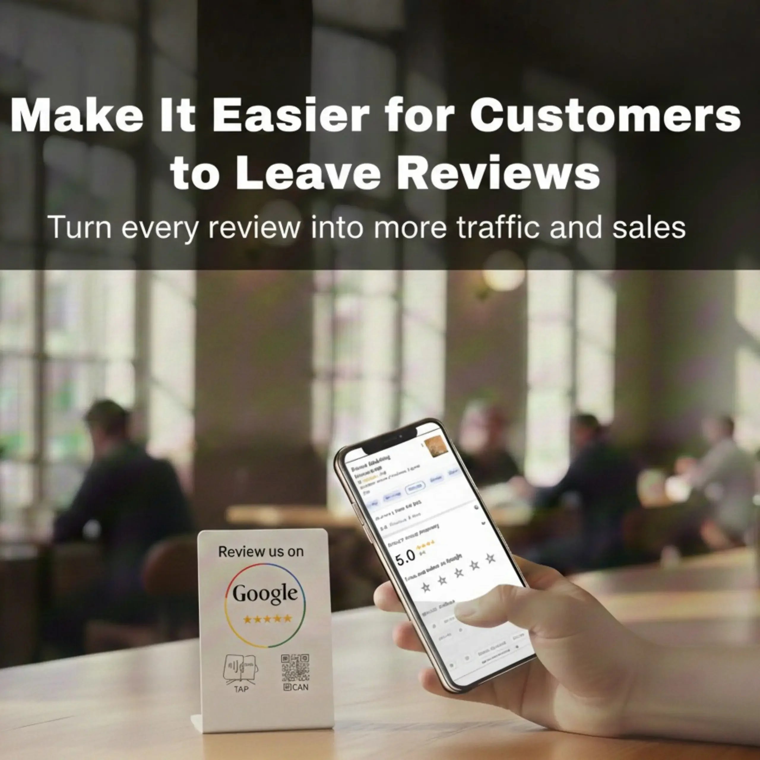 google stand review tool nfc and qr code by tapro
