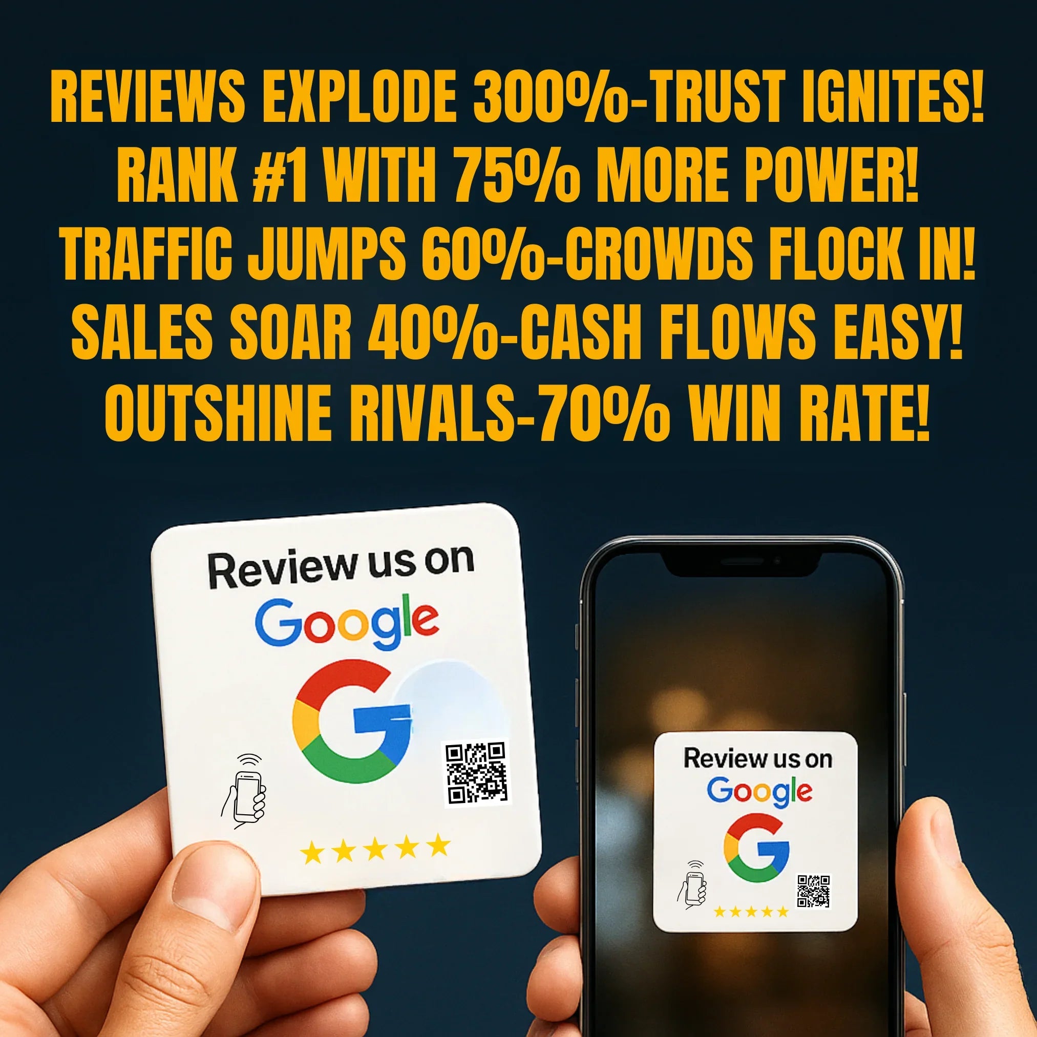 Google Review Plate for Local Service Businesses