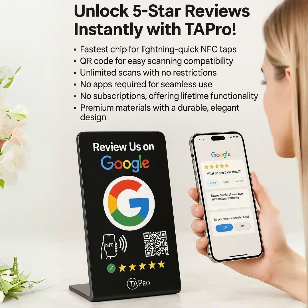 3-Pack TAPro NFC Google Review Product – Seamless Customer Feedback - Image 9