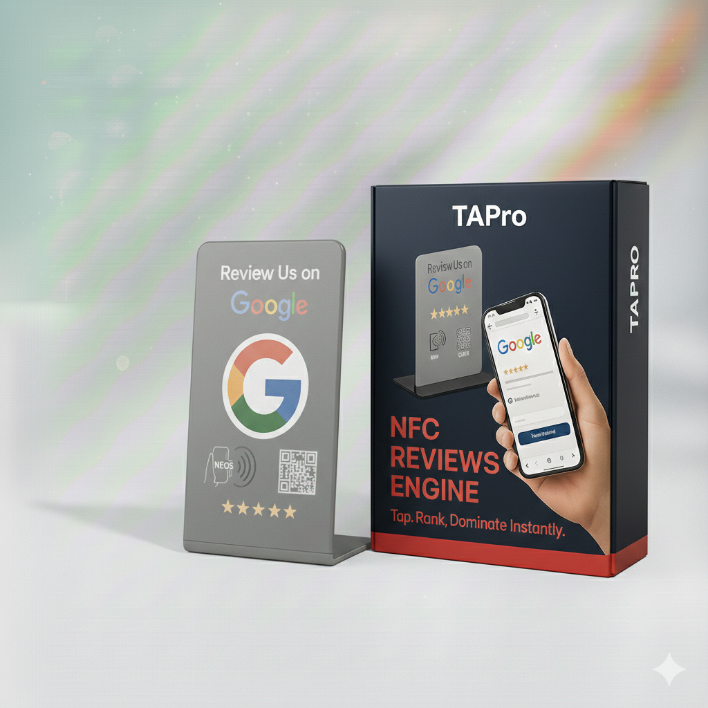 Google Review Stand - NFC & QR Code, Tap To Review System