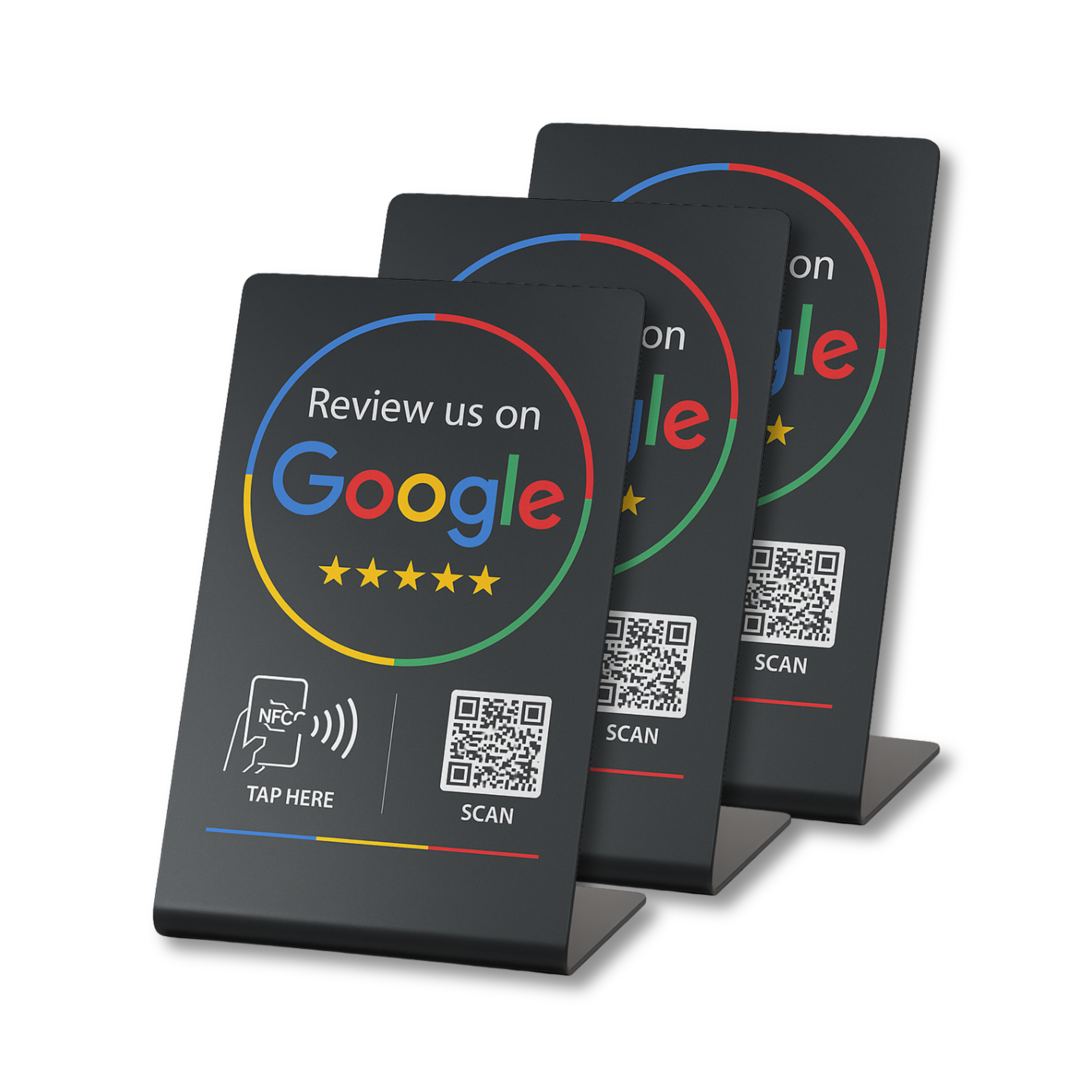 Google Review Stand - NFC & QR Code, Tap To Review System