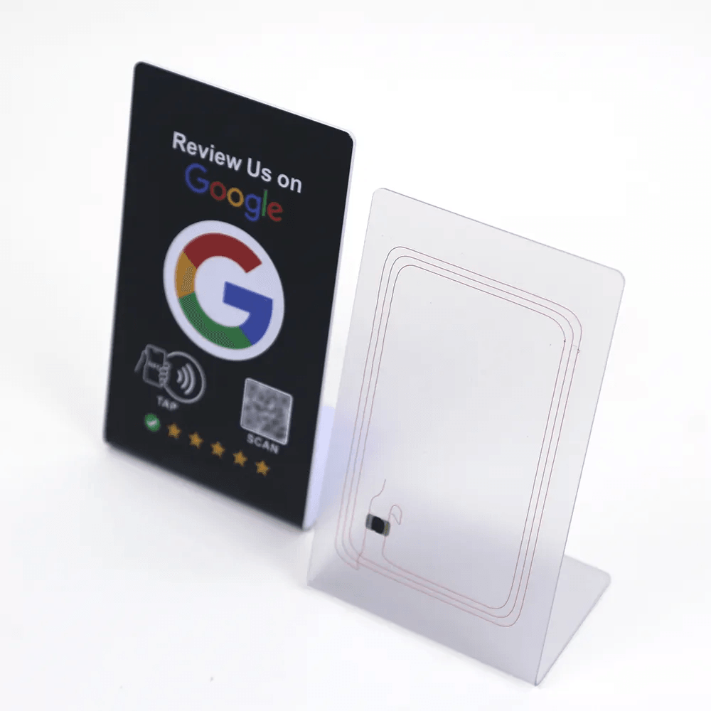 NFC Google Review Stands 2-Pack - Tapro