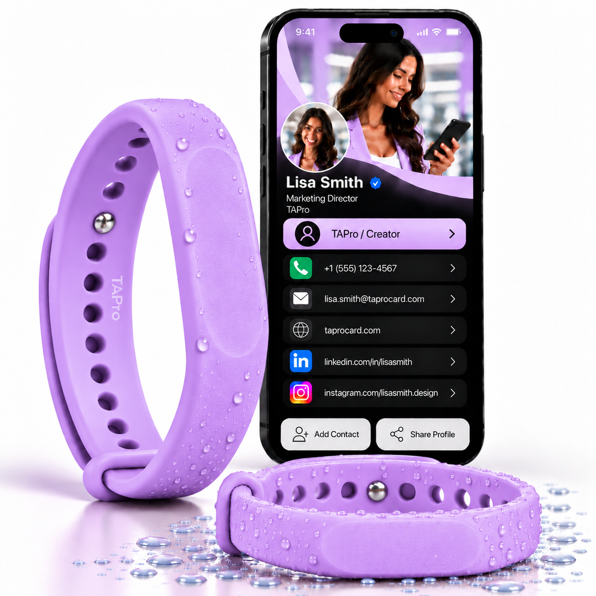Programmable NFC Bracelet – Smart Wristband for 100+ Uses