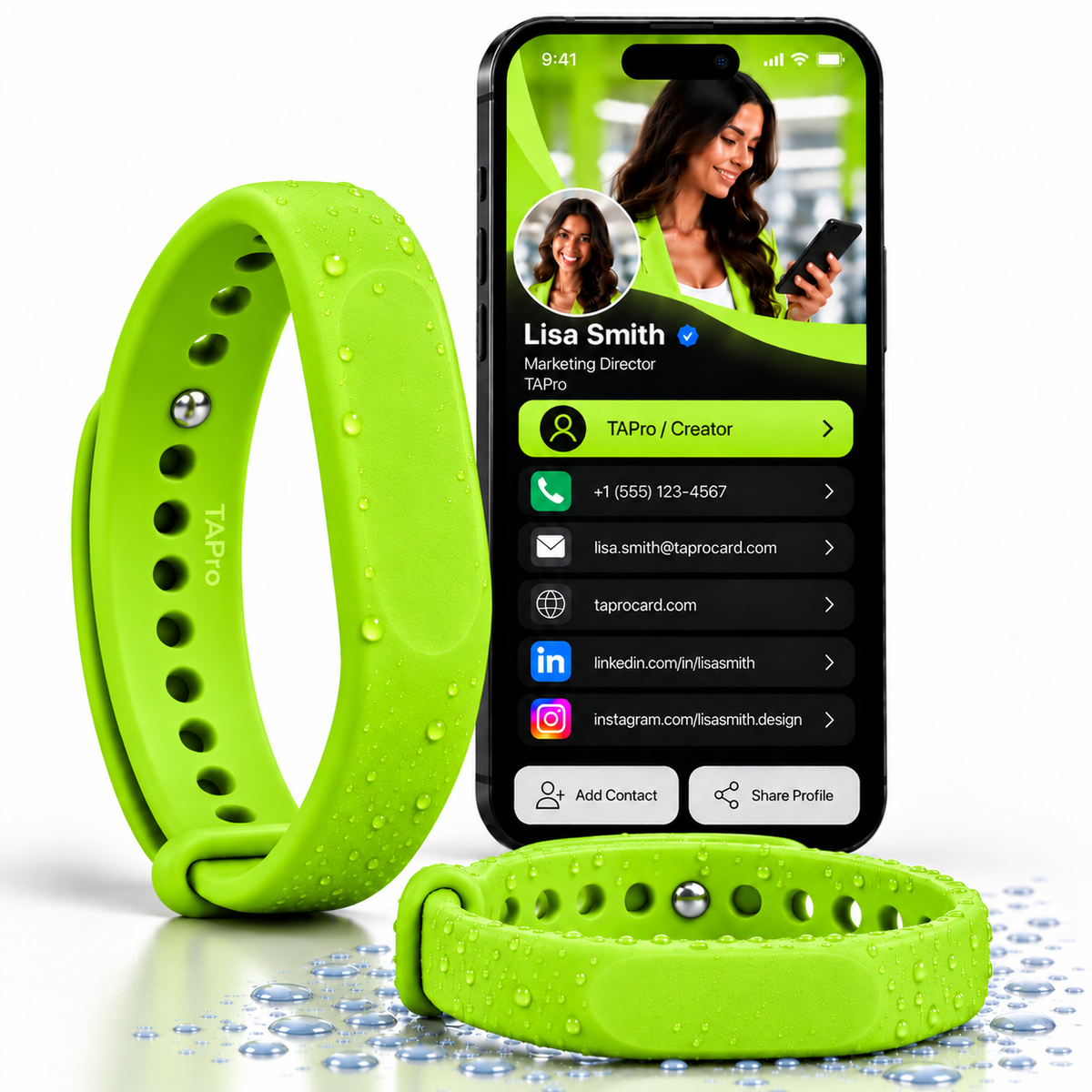 Programmable NFC Bracelet – Smart Wristband for 100+ Uses