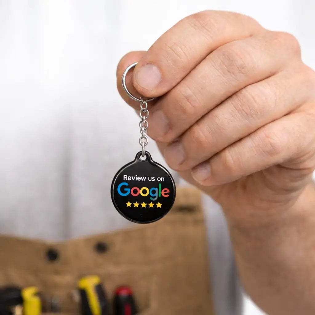 NFC Google Review Keychain - Leave Google Reviews - High-Speed Acrylic Tap-to-Review Tags for Business - TAPro - TAPro