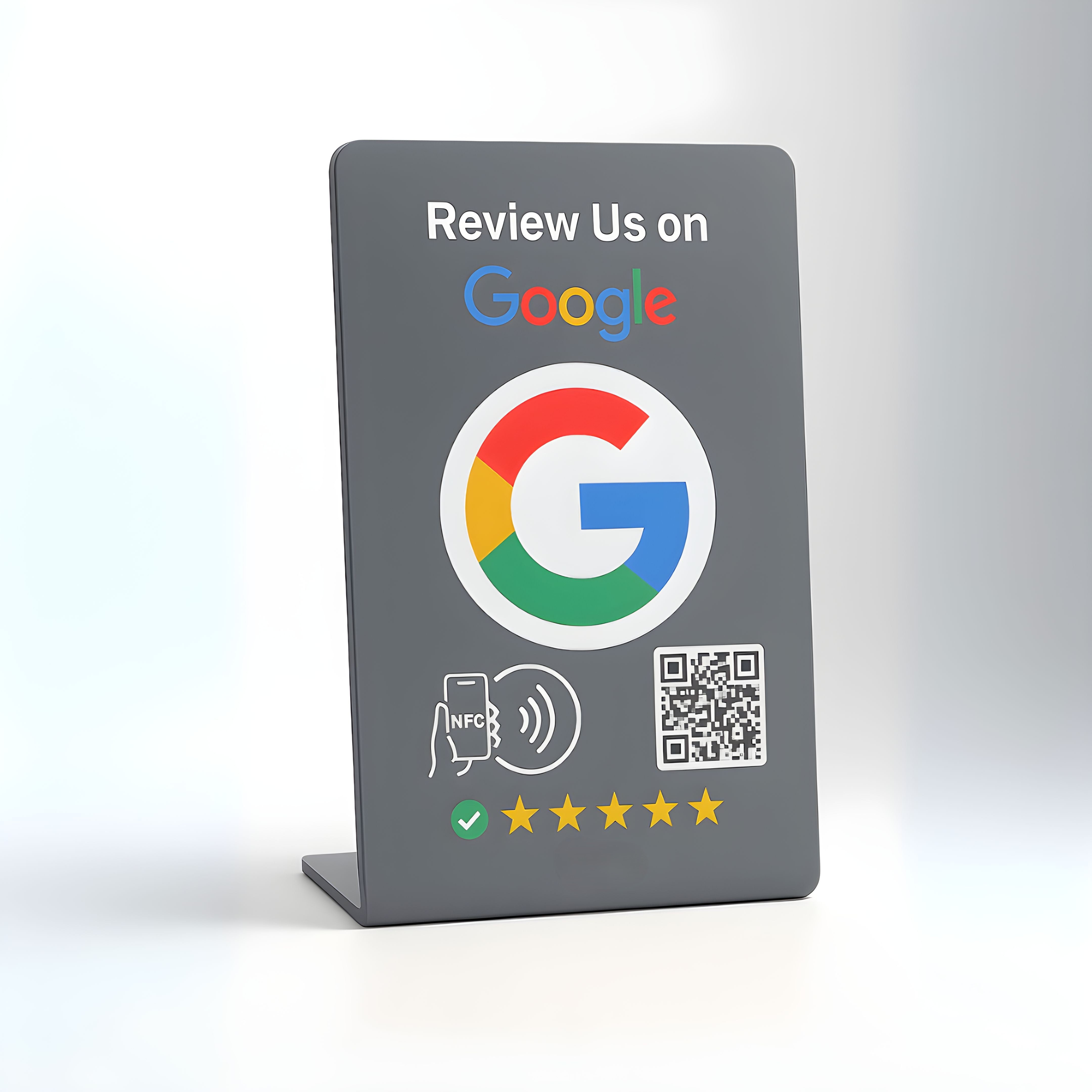 Google Review Stand - NFC & QR Code, Tap To Review System