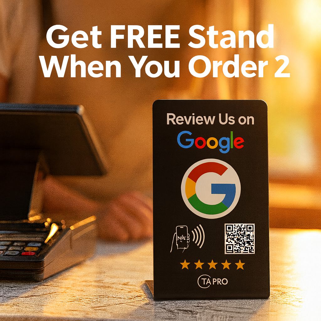 Tap Google Review Stand NFC & QR Code - Image 10