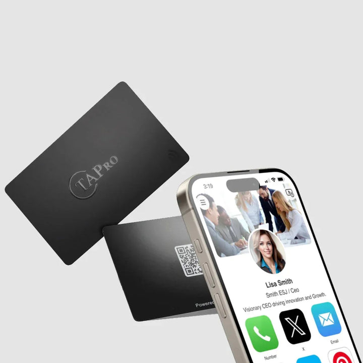 NFC Digital Business Cards - Smart Tap Cards | TAPRO