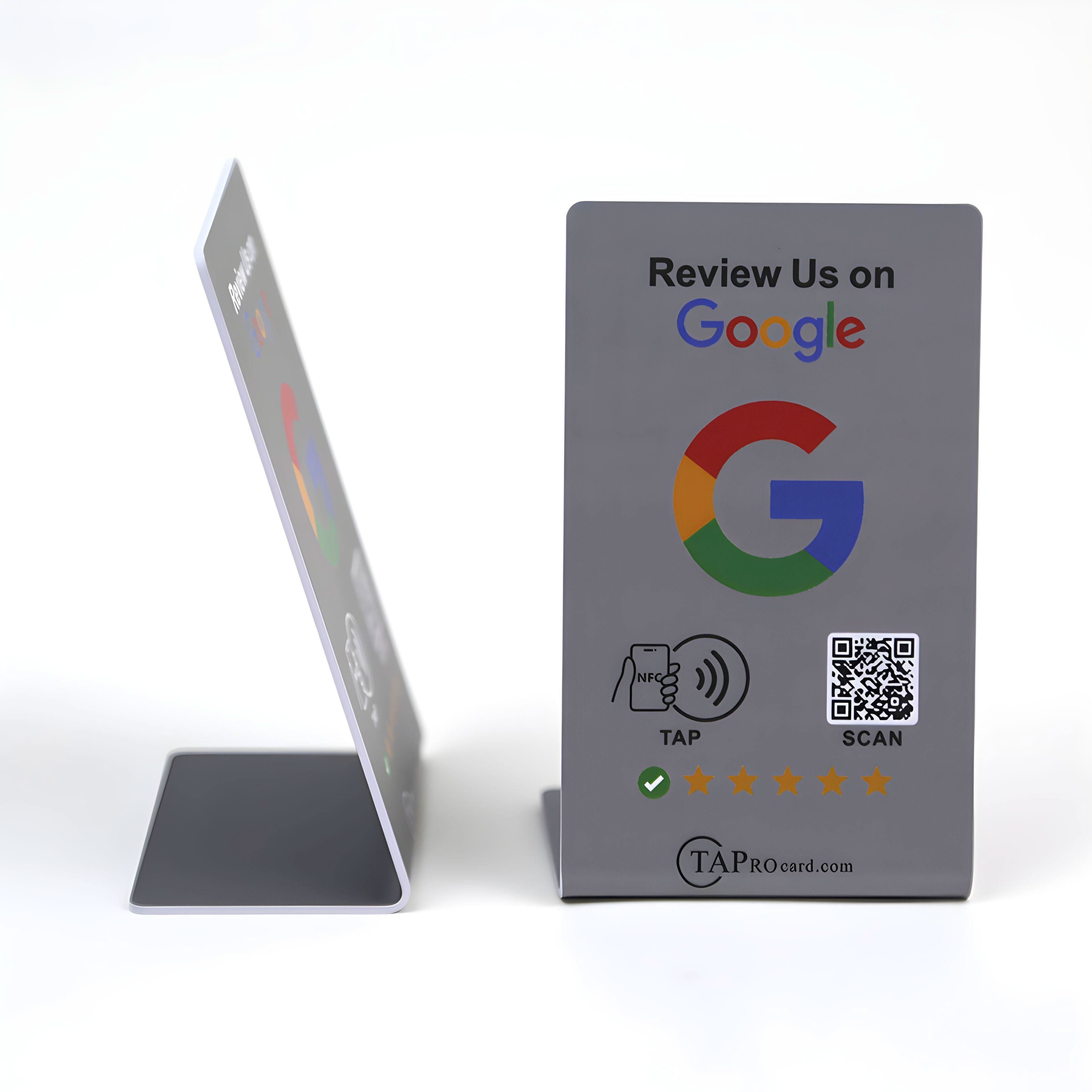 Tap Google Review Stand