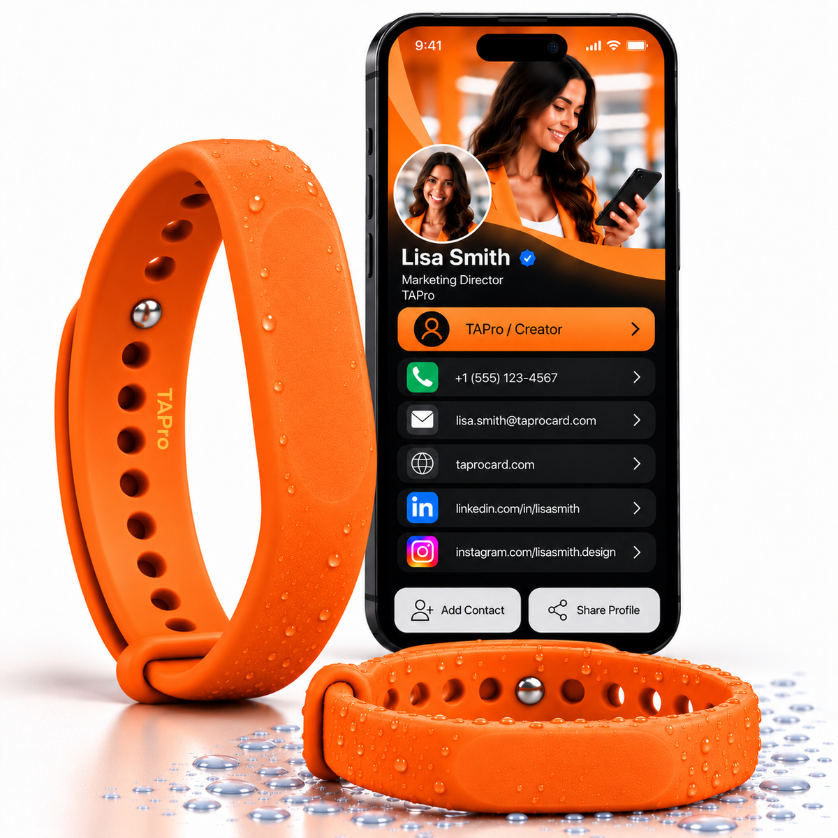 Programmable NFC Bracelet – Smart Wristband for 100+ Uses