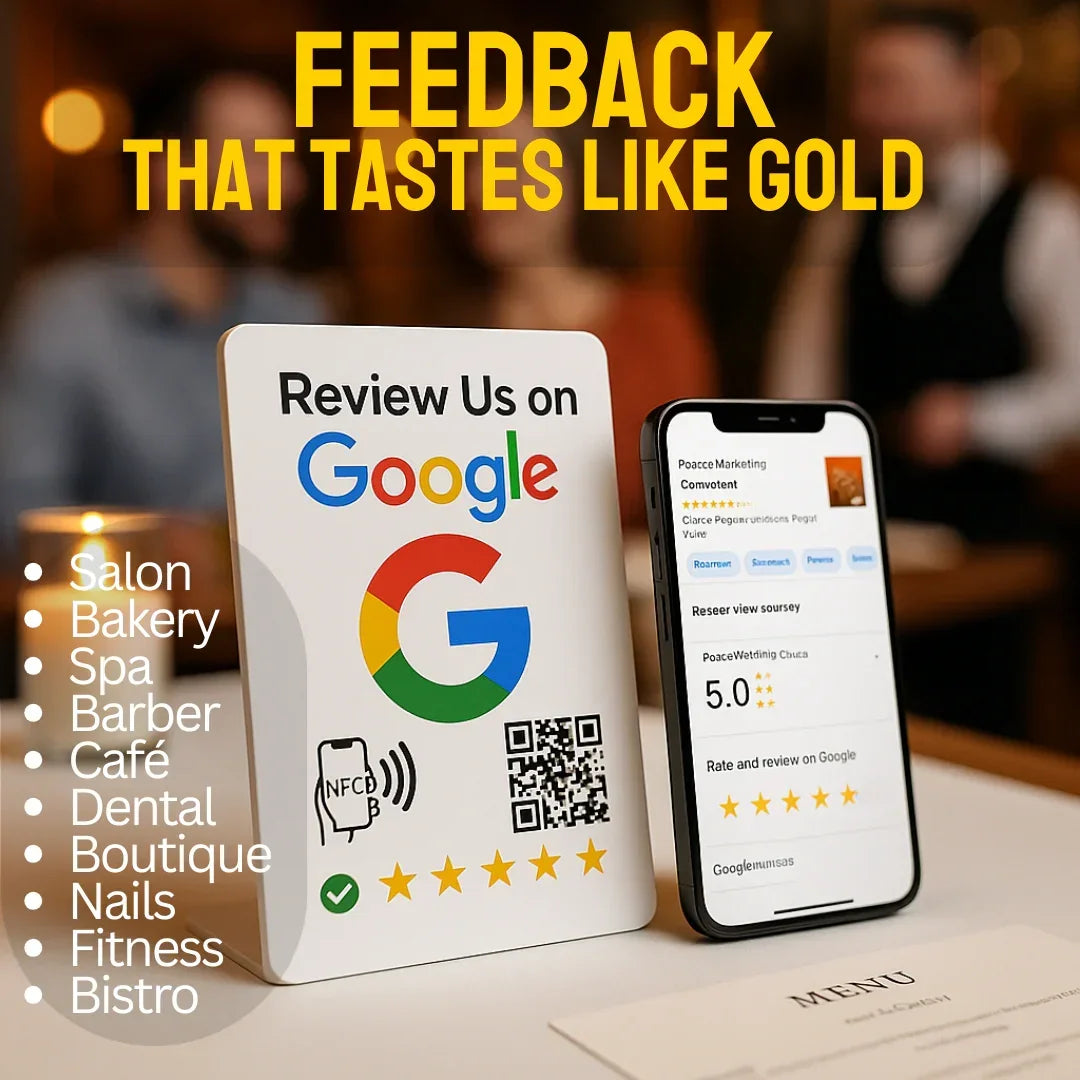 Tap Google Review Stand