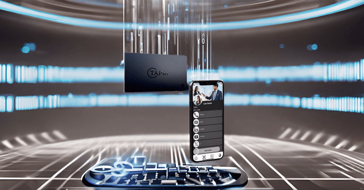 NFC Digital Business Card with QR Code