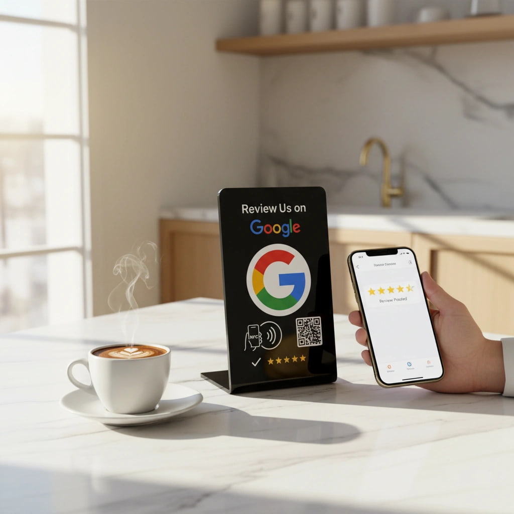 Activate your Google Review Stand in under 30 seconds with the TAPro Dashboard