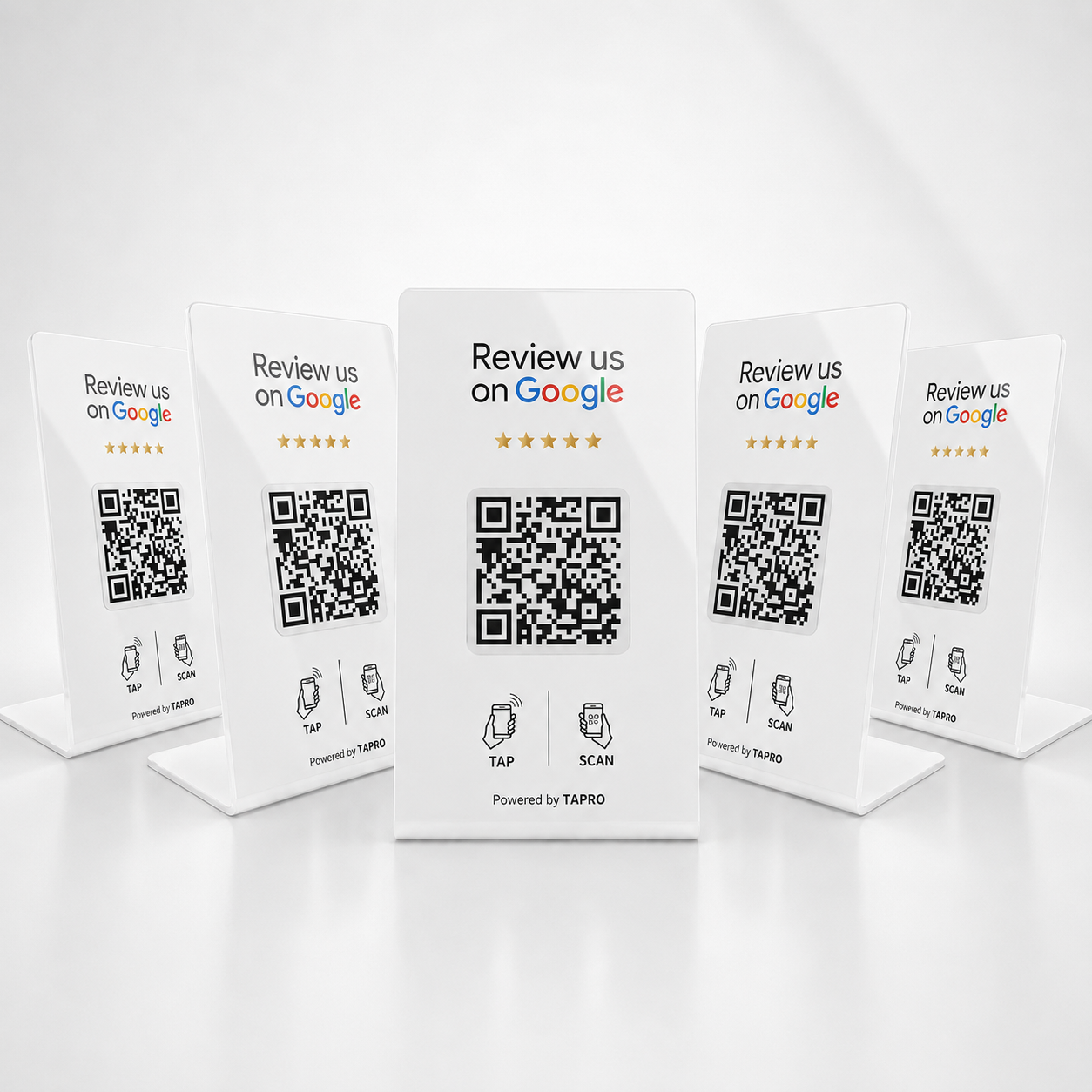 Google Review Stand - NFC & QR Code, Tap To Review System