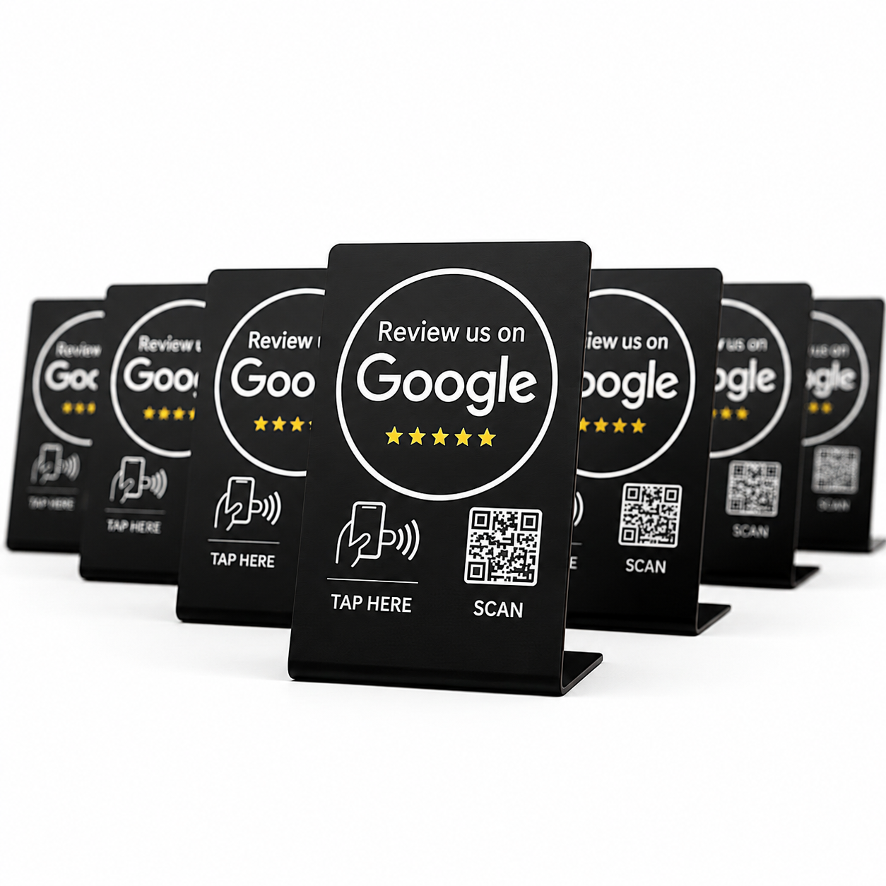 Google Review Stand - NFC & QR Code, Tap To Review System