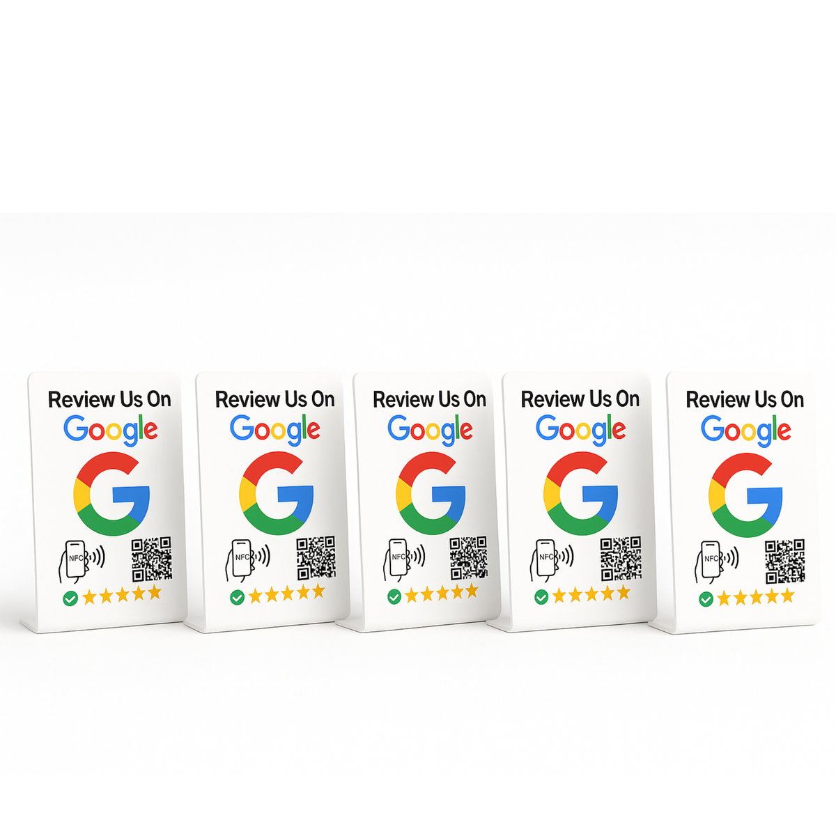 Google Review Stand - NFC & QR Code, Tap To Review System