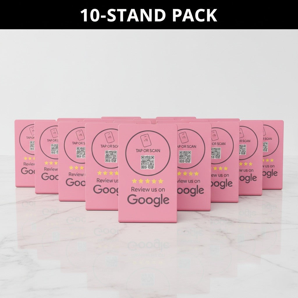 Google Review Stand - NFC & QR Code, Tap To Review System