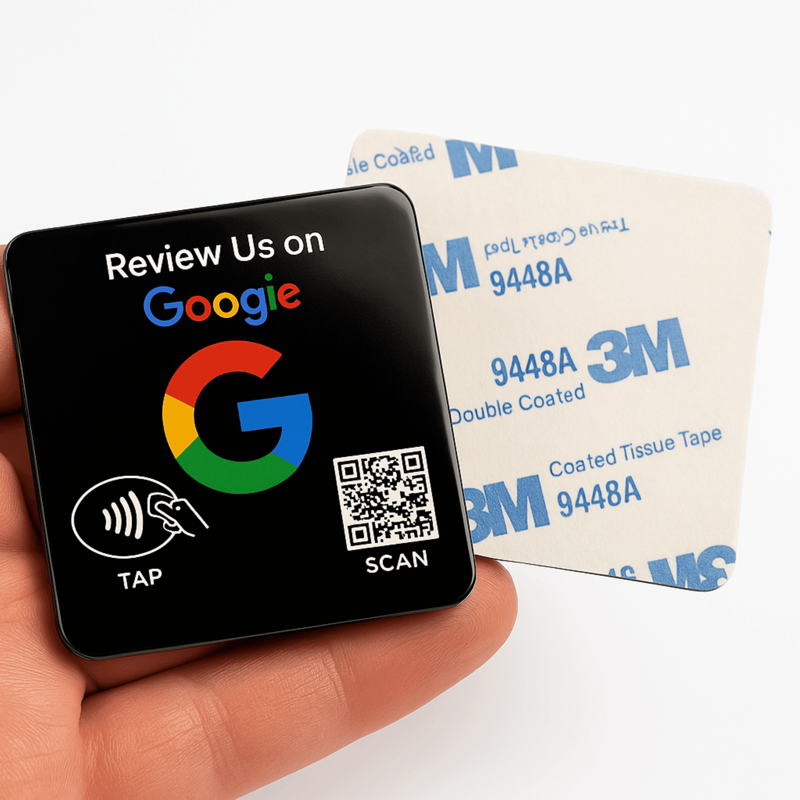 Buy Google Review Plate | NFC Google Review Sign | 3M Adhesive Wall - Tapro