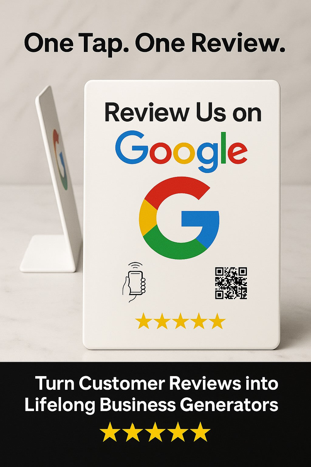 Tap Google Review Stand NFC & QR Code - Image 13