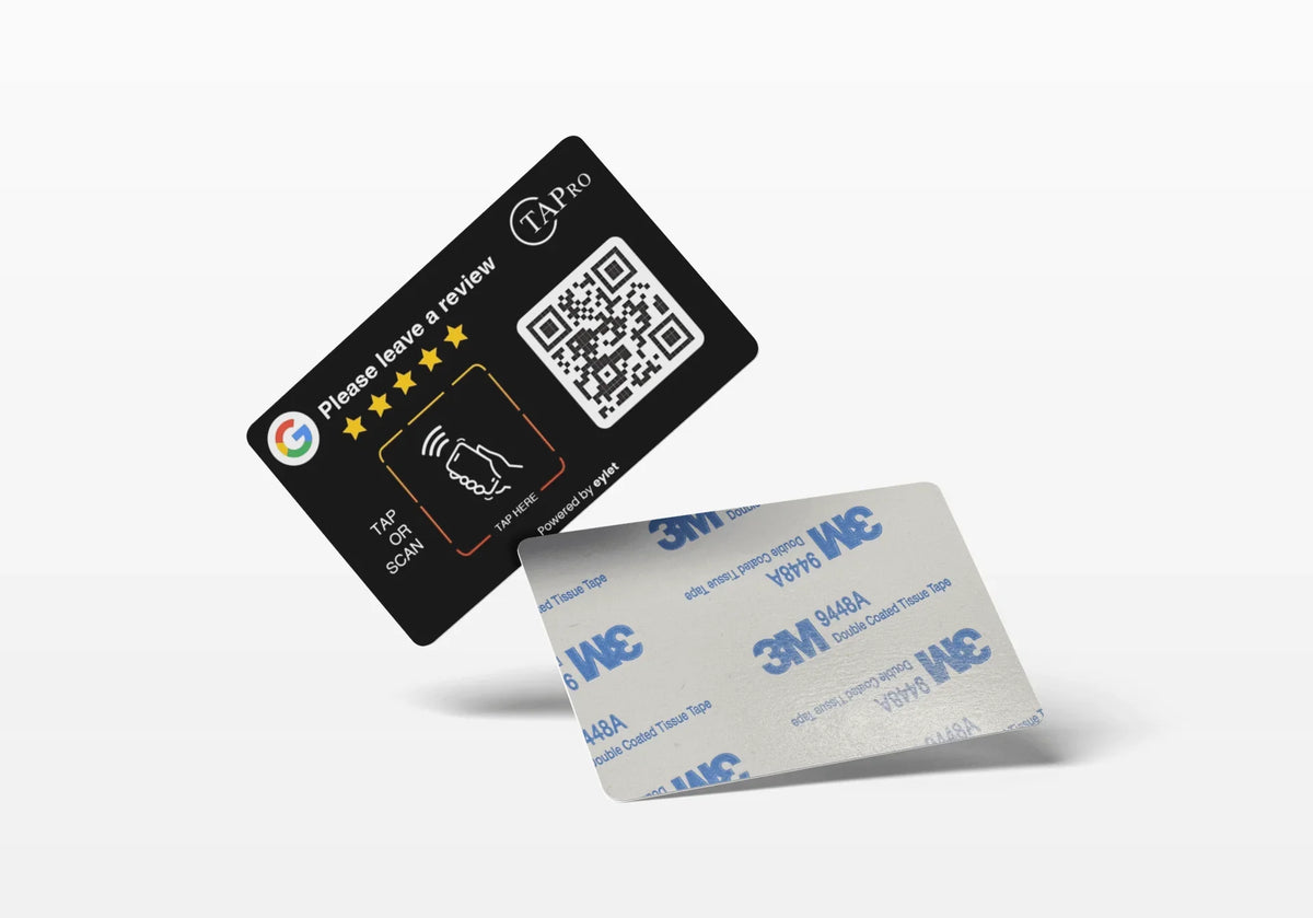 Google Review Table Sticker Google Review Plate | NFC & QR Google Review Sign & Plaque