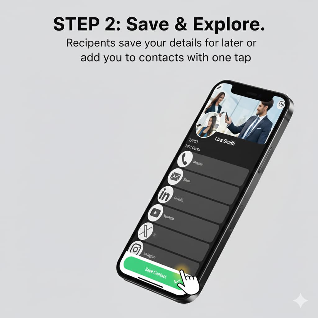 Eco-Friendly Alternative to Paper Business Cards with NTAG215