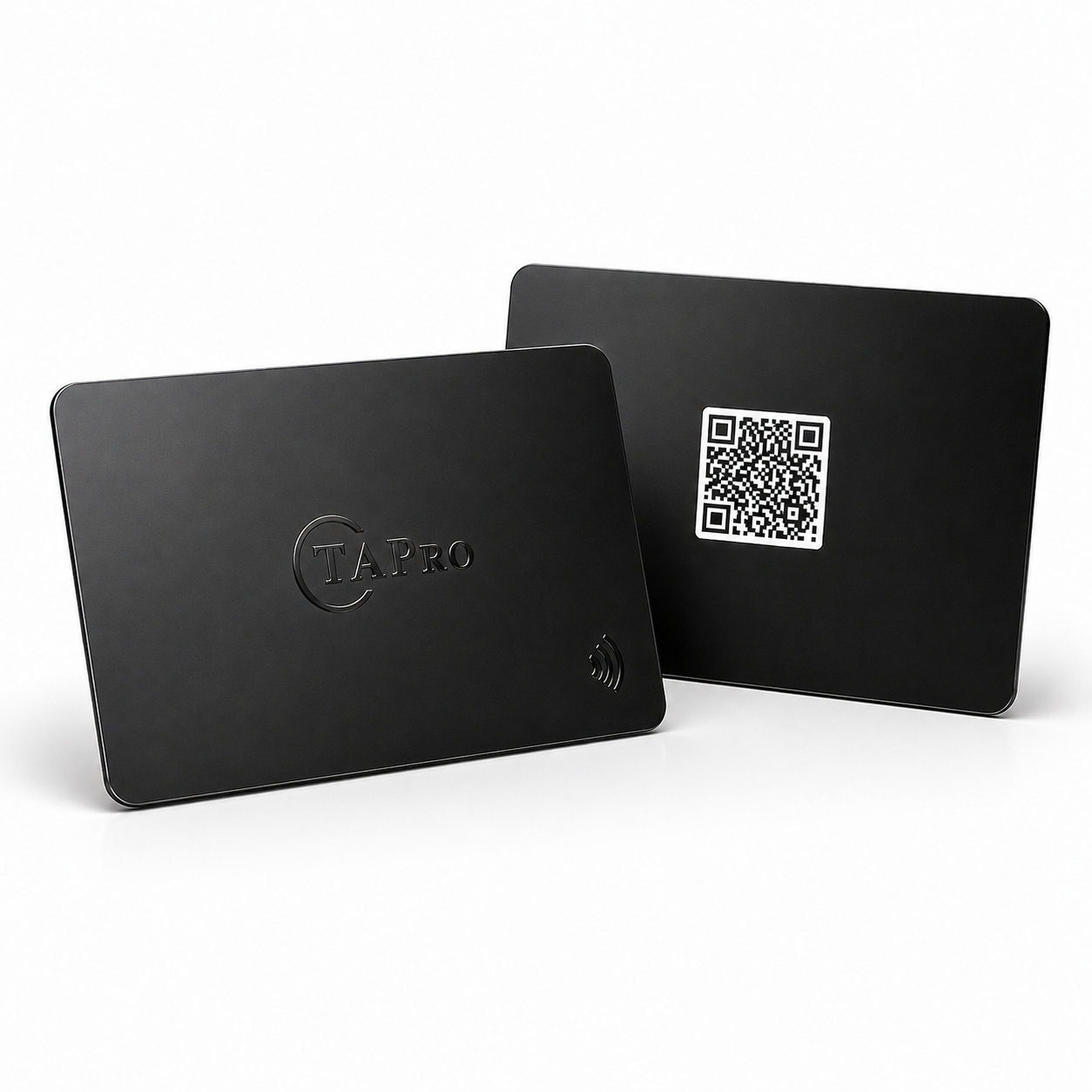 Digital NFC Business Card - Matte Black One-Tap Contactless Share