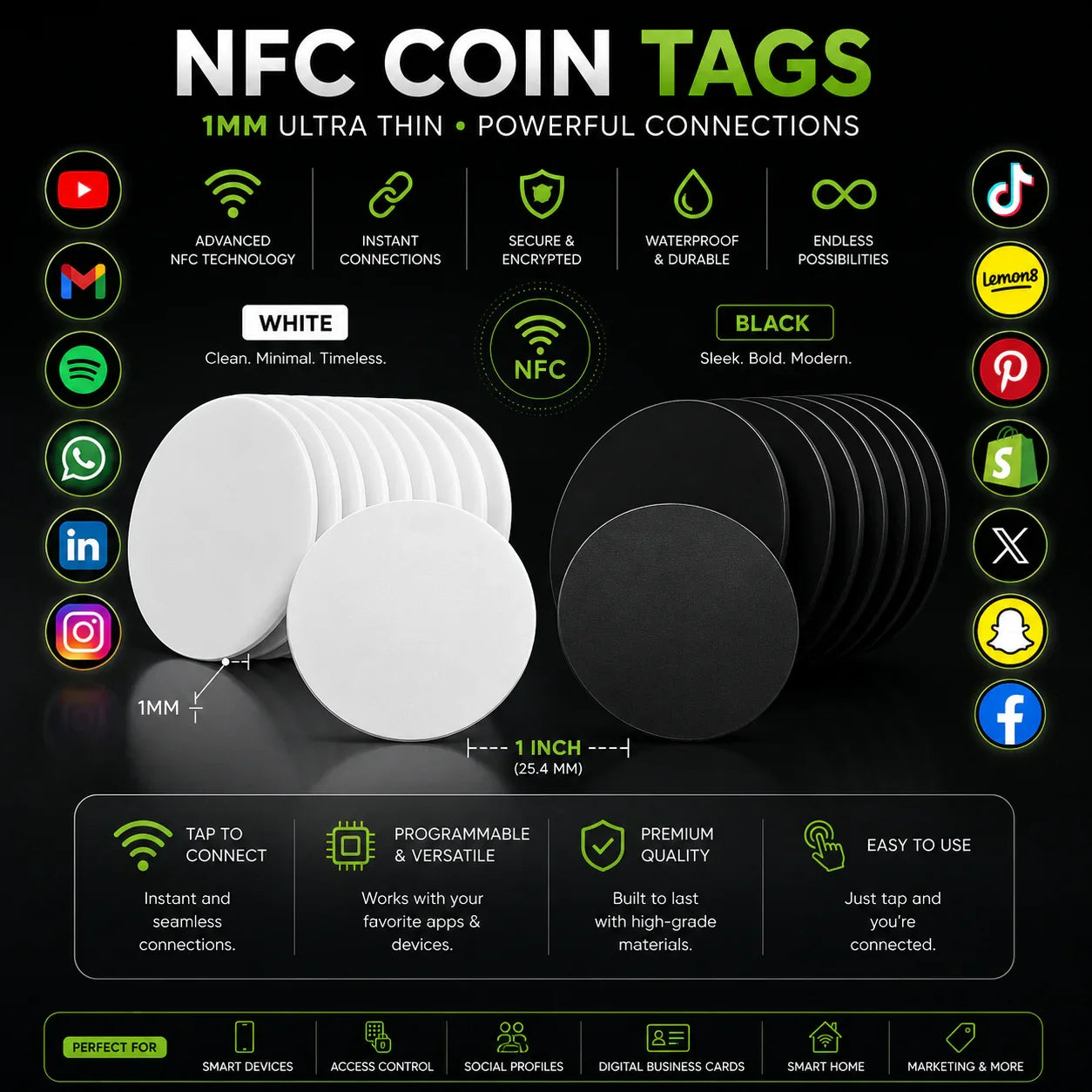premium-pvc-nfc-coin-tags-for-smart-home-automation-and-wireless-tap-connectivity