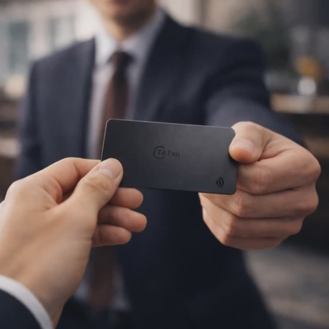 NTAG215 NFC Digital Business Card with 504 Bytes Memory — Leads with the specific chip tech and capacity.