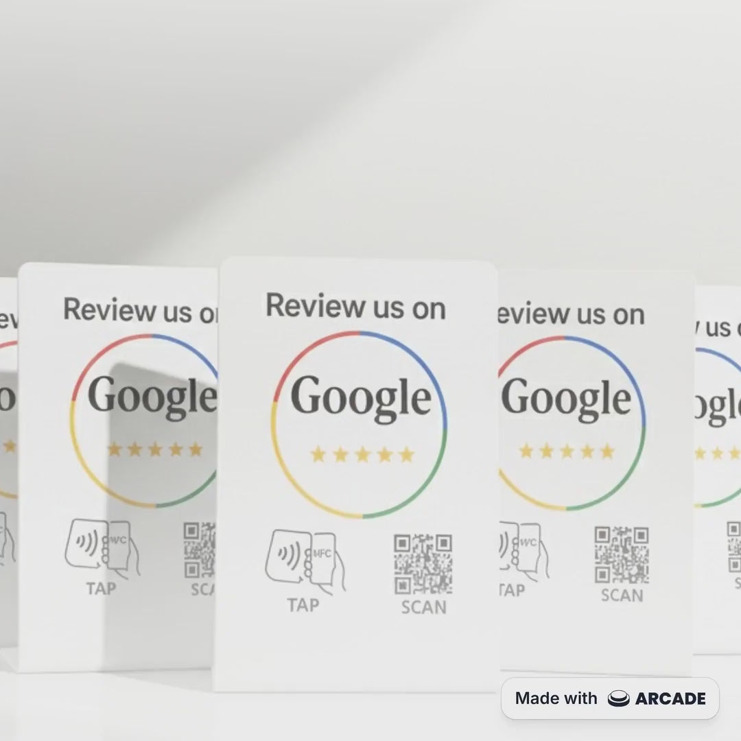 Google Review Stand 2-Pack | 1 FREE Stand + Shipping