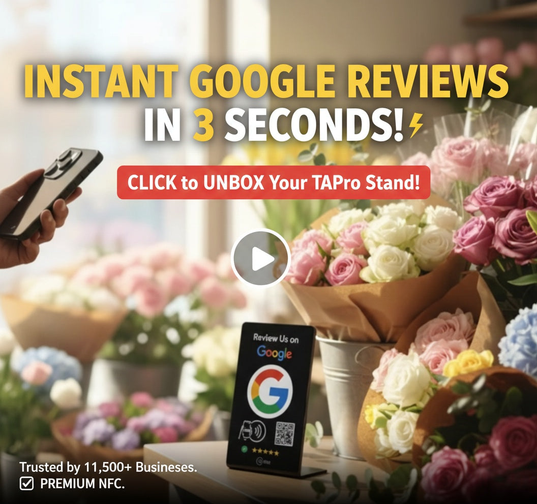 Google Review stand Unboxing video by TAPro 